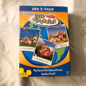 NEW Little Einsteins DVD 3-Pack Firebird Rescue Race for Space Golden Pyramid